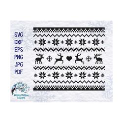 Christmas Sweater SVG, Ugly Christmas Sweater SVG, Sweater Pattern Svgs, DXF, png, jpg, Texture, Decal File, Cut Out, Ch