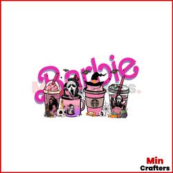 funny halloween horror barbie movie png sublimation