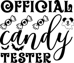 Official candy tester Png, Halloween Png, Hocus pocus Png, Happy Halloween Png, Pumpkins Png, Ghost Png, Png file