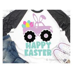 Happy Easter Svg, Easter Eggs Truck Svg, Easter Truck Svg, Easter Sign Svg, Carrot, Rabbit Easter Shirt Svg Cut Files fo