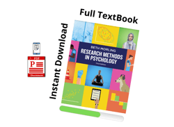 Full PDF - Research Methods in Psychology Evaluating a World of Information Third Edition - Instant Download