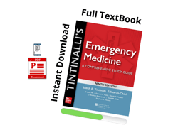 Full PDF - Tintinalli's Emergency Medicine A Comprehensive Study Guide 9th Edition - Instant Download