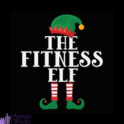 The Fitness Elf Svg, Christmas Svg, Elf Fitness Svg, Elf Svg, Fitness Svg, Elf Shoes Svg