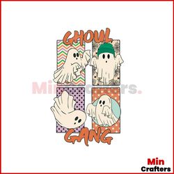 Ghoul Gang Cute Ghosts Halloween PNG Sublimation File