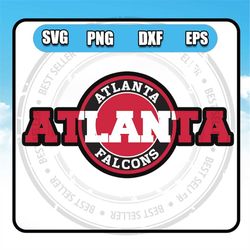 Atlanta Falconss SVG Vector File, Football Team Svg, Falconss Star SVG Cut Files, Instant Download