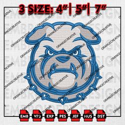 Drake Bulldogs Logo Embroidery files, NCAA Embroidery Designs, Drake Bulldogs Machine Embroidery, NCAA