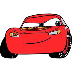 QualityPerfectionUS Digital Download - Cars Lightning McQueen - PNG, SVG File for Cricut, HTV, Instant Download