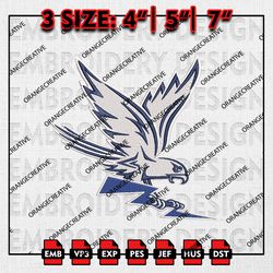 Air Force Falcons Logo Embroidery files, NCAA Embroidery Designs, Air Force Falcons Machine Embroidery, NCAA