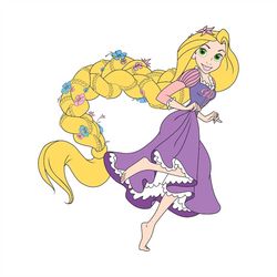 QualityPerfectionUS Digital Download - Tangled Rapunzel - PNG, SVG File for Cricut, HTV, Instant Download