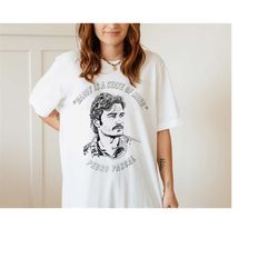 Pedro Pascal Shirt | Daddy Is A State Of Mind Quote TLOU Joel Miller Narcos Mando Merch The Last Of Us Illustrated Minim