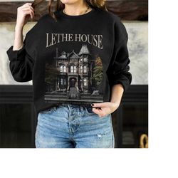Lethe House Sweatshirt | Il Bastone Ninth House Hell Bent Alex Stern Darlington Dawes Leah Bardugo Merch Dark Academia Y