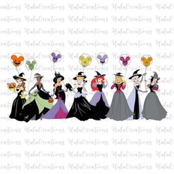 Bundle Halloween Princess Png, Spooky Vibes Png, Halloween Witch Png, Holiday Season, Png Files For Sublimation