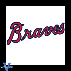 Atlanta Braves Text Logo 2 svg, mlb svg, eps, dxf, png, digital file for cut
