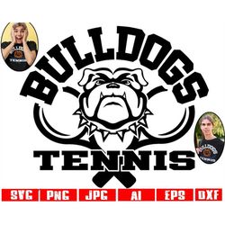 Bulldogs tennis svg Bulldog tennis svg Bulldogs tennis png Bulldogs mascot svg Bulldogs clipart Bulldogs svg Bulldog svg