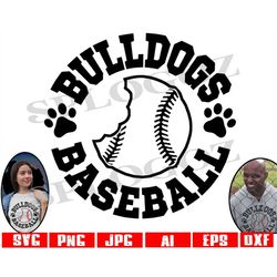 Bulldogs baseball svg, Bulldog baseball svg, Bulldog svg, Bulldogs svg, Cut File, SVG for Cricut or Silhouette sports sv