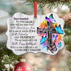 Faith Surrounded By Your Glory Ornament PNG, Benelux Christmas Ornament, PNG Instant Download, Xmas Ornament Sublimation