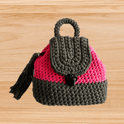 A crochet backpack Pdf Pattern