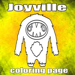 joyville Coloring Pages , Printable Coloring Sheet Instant Download