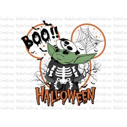 Happy Halloween Skeleton Svg, Trick Or Treat Svg, Spooky Vibes Svg, Boo Svg, Fall Svg, Svg, Png Files For Cricut Sublima