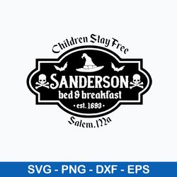Children Stay Tree Saderson Bed Breakfast Est 1693 Svg, Hocus Pocus Svg, Png Dxf Eps File