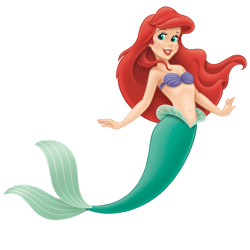 The Little Mermaid PNG, Little mermaid Clipart, Ariel Clip art, Princess clipart, princess PNG, Princess Birthday, svg