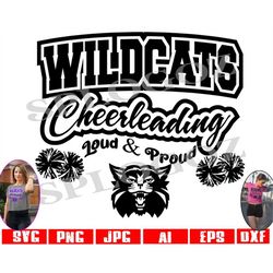 Wildcats svg, Wildcat svg, Wildcats cheerleading svg, Wildcat cheerleading svg, Wildcats cheer svg, Wildcat cheer svg, W
