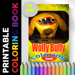 Wolly Bully coloring book,printable