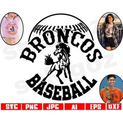 Broncos baseball svg, Bronco baseball svg, Bronco svg, Broncos svg, Broncos mascot svg, Broncos logo svg, school svg, Cr
