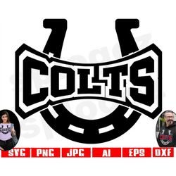 Colts svg Colt svg Colts png Colts mascot png School spirit svg Colts logo svg school mascot svg Cricut svg files Colts