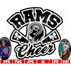 Rams cheer svg Ram cheer svg Rams cheer svg Rams cheerleading svg Ram cheerleading svg Rams cheerleading png Rams svg Ra