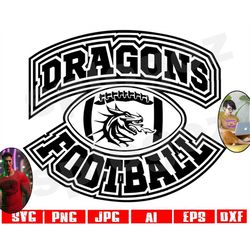 Dragons football svg Dragon football svg Dragons football png Dragons svg Dragon svg Dragons mascot png Dragons school s