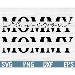 Mommy SVG, Mother svg, Mother's Day SVG, Mommy split name frame svg, Mommy cut file, mom outline, Mom png, cricut silhou