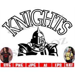 Knights svg, Knight svg mascot, Knights soccer svg, digital Download, SVG Cut File, SVG for Cricut or Silhouette, Knight