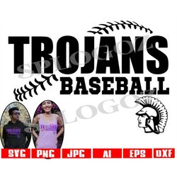 Trojan baseball svg, Trojans baseball svg mascot, Trojan svg, Trojans svg, dxf, png, SVG for Cricut or Silhouette,Trojan