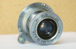 Industar-50 3.5/50 USSR collapsible tube lens for rangefinder KMZ M39 LTM