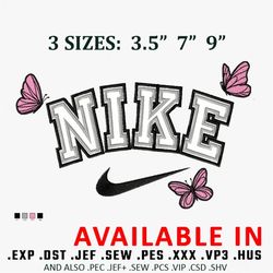 Butterfly nike embroidery design, Nike design, Embroidered shirt, Brands design, Brands Embroidery, Digital download