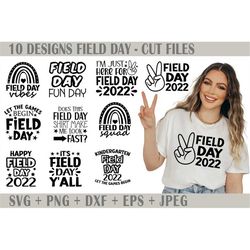 Field Day SVG Bundle 2022, Field day vibes svg, field day squad Svg, Funny field day Svg, field day Png Shirt SVG Files