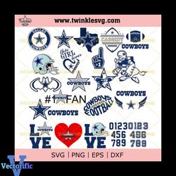 Dallas Cowboys Svg Bundle, Dallas Cowboys Logo Svg, NFL Svg, Football Svg Bundle, Football Fan Svg, svg cricut, silhouet