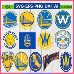 65 Files SVG,13 Designs, Golden State Warriors svg File/basketball svg,svg bundles/NBA svg/Instant Download