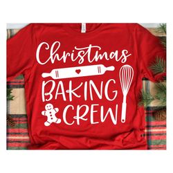 Christmas Baking Crew Svg, Christmas Cookies Svg, Christmas Svg, Gingerbread, I Wanna Bake Stuff, Baking Squad Svg File