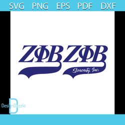 Zeta Phi Beta SVG Files For Silhouette, Files For Cricut, SVG, DXF, EPS, PNG Instant Download