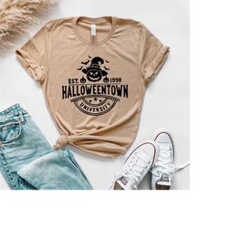 Halloweentown Est. 1998 Retro Shirt, Halloween Shirt Unisex, Halloweentown University Tshirt, Funny Fall Shirt, Fall Shi