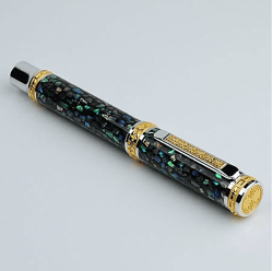 Emperor Rollerball Pen Kit - Chrome & 22KT Gold