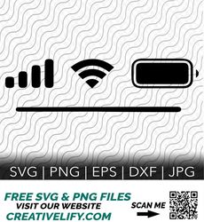 iphone charging svg, png, eps, cutfile for car decal