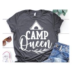 Camp Queen SvgCamping Queen Svg, Camper Svg, Camping Svg, Camper Queen Svg, Camp Life Svg, King Svg, Camping Shirt Cut S