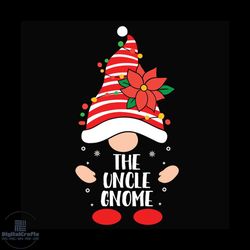 The Uncle Gnome Svg, Christmas Svg, Gnome Svg, Christmas Uncle svg