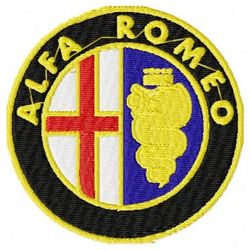 Alfa romeo logo embroidery design, Car design, Embroidered shirt, Logo design, Cars Embroidery, Digital download