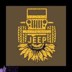 Sunflower Jeep PNG file instant download, Digital Dowload File, Png File, svg file, 4th of july svg,svg cricut, silhouet