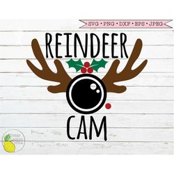 Christmas svg Reindeer Cam svg Santa svg Rudolph svg Ornament svg Holiday svg Files for Cricut Downloads Silhouette Clip