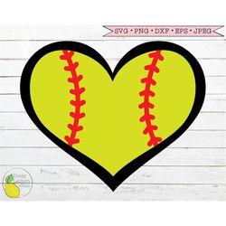Softball svg, Softball Mom svg, Softball Stitches svg, Heart svg, Love Softball svg files for Cricut Downloads Silhouett